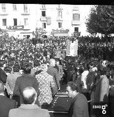 Funerale di Carlo Levi in piazza della repubblica