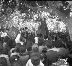 Statua dei S.S. Cosma e Damiano in processione