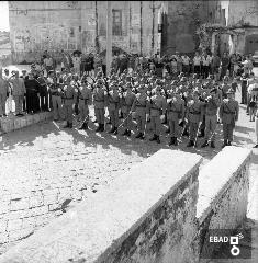 Militari alla commemorazione di Vincenzo Giudice  in Piazza Porta Dogana
