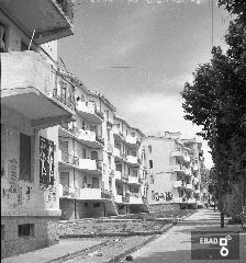 Palazzine popolari lungo il viale Amendola