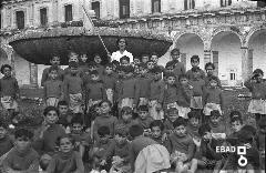 Ragazzi della colonia alla Certosa di Padula