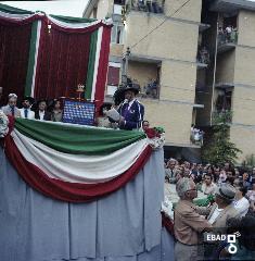 Inaugurazione monumento ai bersaglieri al rione molinello