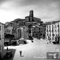 Piazza Borgo,Panorama di San Francesco e centro storico