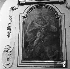 Dipinto raffigurante San Michele Arcangelo (XVIII sec.) all'interno della chiesa