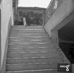 Scala di collegamento delle terrazze del monastero delle benedettine