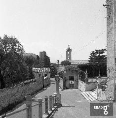 Veduta del Santuario dalla Badia di San Pietro alli Marmi, anni 70