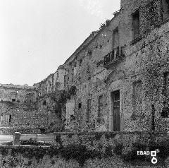 Ruderi del complesso monumentale di san Francesco, anni 60