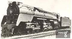 Locomotiva con un vagone "Pennsylvania" Nuova super locomotiva america impiegata dalla "Pennsylvania Railboard Company"