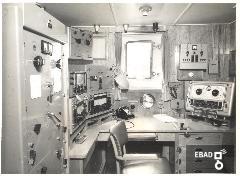 Cabina radio Cabina radio dove  installato l'equpaggiamento della Marina Marconi