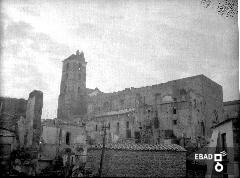 Chiesa di San Francesco  bombardata, fine anni 40