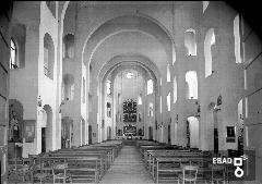 Interno della chiesa di San Bartolomeo, anni 70