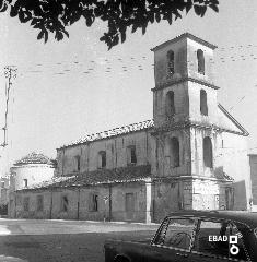 Chiesa di Madonna delle Grazie. Facciata laterale, anni 70