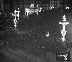 Luminarie in piazza in occasione della festa di San Vito Patrono  in piazza