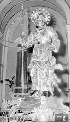 Statua in argento di  San Berniero, compatrono, custodita nella chiesa di Santa Maria della Pietà 