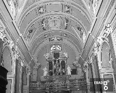 Vista dell'organo nella chiesa di Santa Maria della Piet