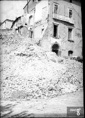 Demolizione del palazzo Strongoli Pignatelli Ferrara in largo San Lorenzo